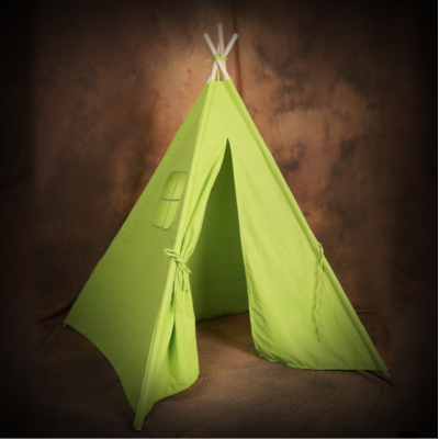 Removable Cotton Canvas Teepee Play Tipi Tent Children For Kids