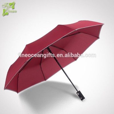 Promotion price advertisement cordless folding led light umbrella